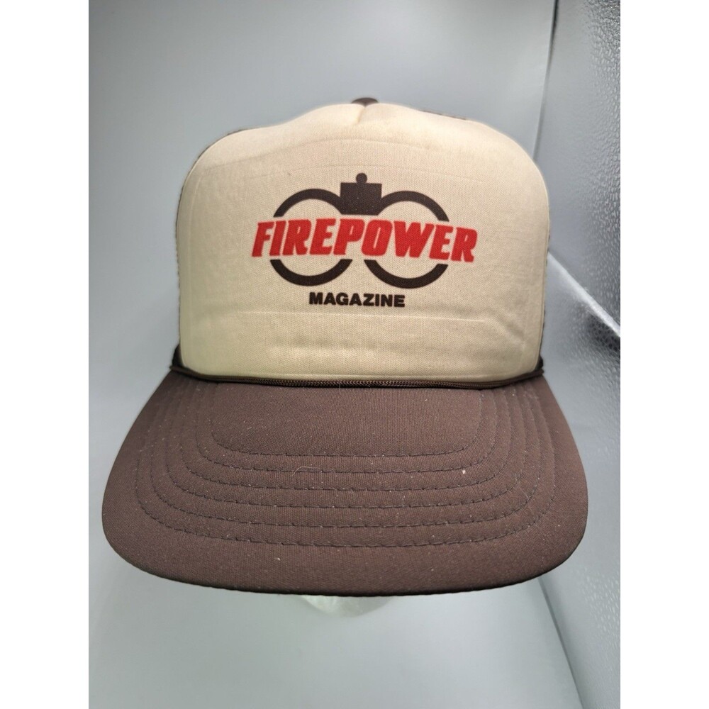 Vintage Firepower Magazine Baseball Cap Adjustable Read